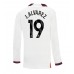 Billige Manchester City Julian Alvarez #19 Udebane Fodboldtrøjer 2023-24 Langærmet